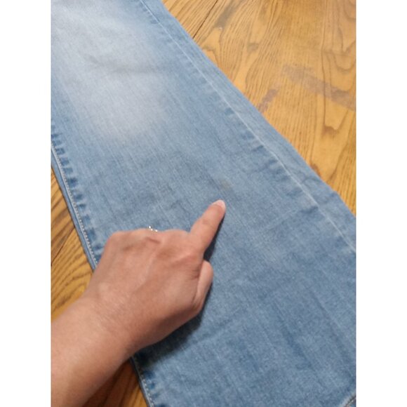 LEVI STRAUSS Jeans Womens 12M BLUE BOOTCUT CURVY Preowned Denim BOOT CUT Used - Picture 4 of 11